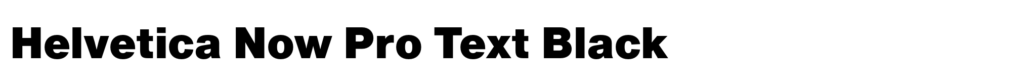 Helvetica Now Pro Text Black image